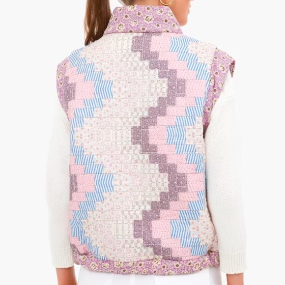 Sea NY Ida Puffer Vest (New with Tags) - Floral, Quilted, Puffer - 100% Cotton - Picture 5 of 8